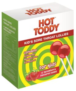 Hot Toddy Kid's Sore Throat Lollies - 12's
