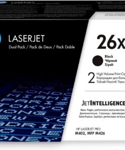 Hp 26X 2-Pack High Yield Black Original Laserjet Toner Cartridges (Cf226Xd)