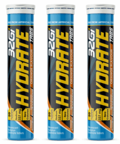 Hydrate - Fast Absorbtion Hypotonic Solution - 80g Tabs - Orange - 3 Pack