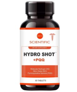 Hydro Shot + PQQ- Molecular Hydrogen (H2) + PQQ and Nitric Oxide Tablets