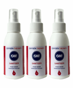 Hydrogen Peroxide 1% Sanitiser Food Grade 100ml THREE PACK