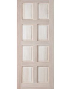 Hyper doors - 8 Panel Hardwood Entrance Door