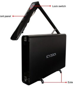 Icydock Mb664Uea-1Sb Usb+Fir