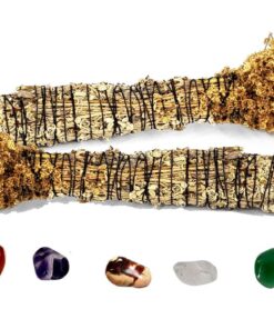 Imphepho Smudge Wand & Charkra stone Combo