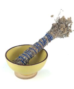 Imphepo Smudge Wand & Ceramic bowl - Yellow