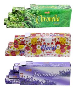 Incense Sticks - 3 Assorted Fragrances 9" Quality Agarbatti - 360 Sticks