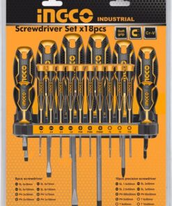 Ingco 18 Piece Screwdriver & Precision Screwdriver Set