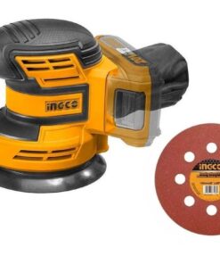 INGCO - Random Orbit Sander with Sandpapers (Cordless) - 20V