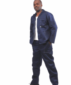 Inyathi Gold Range Pure Cotton Conti Suit - Navy  - EU 32