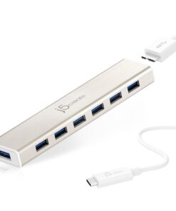 J5 Create Jch377 U3.1 Type-C-> 7X T-A Usb Charger