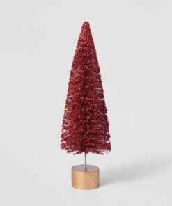 Jack Red Frosted Bottle Christmas Tree Early Gift Pack 30cm