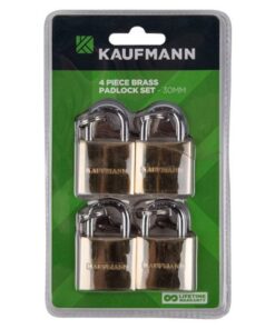 Kaufmann - 4 Piece 50mm Brass Lock Set