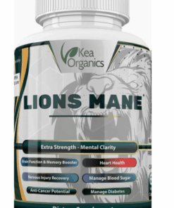 Kea Organics - Lions Mane(Extra Strength-Mental clarity)60 Veggie Capsules.