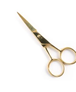 Kellermann 3 Swords Beard Scissors Gold Plated BS 1405 G - 4.5 Inches