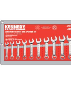 Kennedy 10 19Mm Short Arm Combination Spanner Set 10Pc