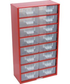 Kennedy 16 Drawer Small Parts Storage Cabinet