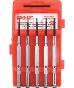 Kennedy 5 Pce 0.9 2.5Mm Hexagon Screwdriver Set