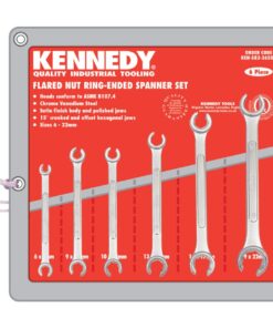 Kennedy 6 22Mm Flare Nut Ring Spanner Set 6Pc