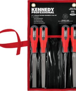 Kennedy 6 Engineers File Set With Fitted Handles 4Pce