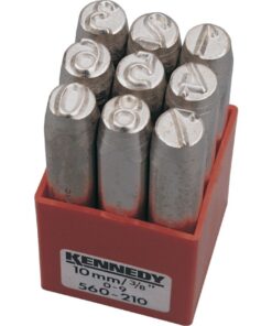 Kennedy 6.0Mm Set Of 9 Figure Punches