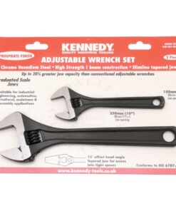 Kennedy 6Inch10Inch Phosphate Finish Adjustable Wrench Set