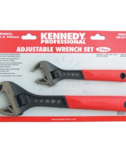 Kennedy 8Inch, 12Inch Soft Grip Phosphate Finish Adj. Wrench Set