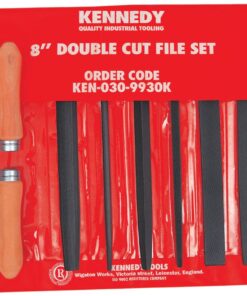 Kennedy 8Inch Double Cut Engineers File Set 8Pce