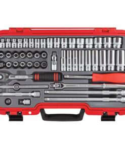 Kennedy Metric 50Pc Ken Grip Socket Set 38Inch Sq Dr