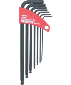 Kennedy Metric Lwrench Ball Driver Set 7Pce