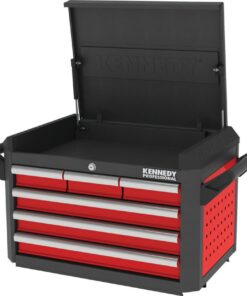 Kennedy Red 28Inch 6 Drawer Professional Top Chest