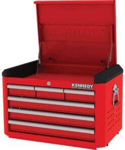 Kennedy Red 28Inch 6 Drawer Top Chest