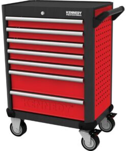 Kennedy Red 28Inch 7 Drawer Professional Roller Cabinet