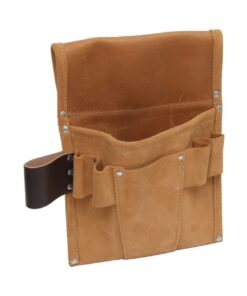 Kennedy Suede 2 Pocket 5 Loop Nail Tool Pouch