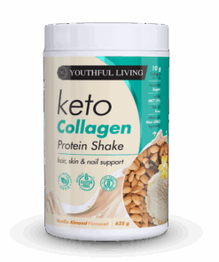Keto Collagen Protein Shake - Vanilla Almond | 625g | YL