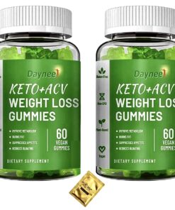 Keto Gummies + ACV 1000mg, Vegan Weight Loss Supplements - Set