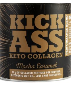 Kick Ass - Keto Collagen Protein Powder - Mocha Caramel - 450g