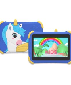 Kids 7" Unicorn Wifi Educational Tablet - Blue & Purple