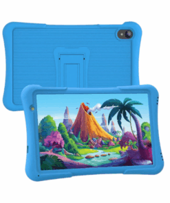 Kids Educational Gaming Tablet With Shockproof Silicone Case - Blue
