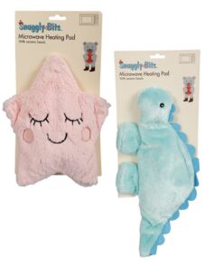 Kids Microwave Heating Pad Star & Dino - 2 Pack