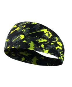 Killer Deals Yoga Running Sports Workout Camo Sweat Headband Buff - Yellow