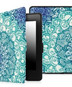 Kindle Paperwhite 6.8" Wi-Fi 16GB Black With S/O (11th Gen 2021) Bundle - Blue Petal