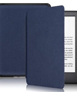 Kindle Paperwhite 6.8" Wi-Fi 16GB Black With S/O (11th Gen 2021) Bundle - Dark Blue