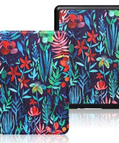 Kindle Paperwhite 6.8" Wi-Fi 16GB Black With S/O (11th Gen 2021) Bundle - Floral