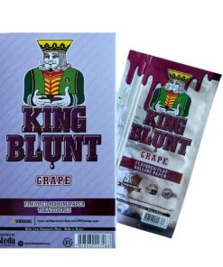 King Blunt Flavoured Flat Rolling Paper - Grape