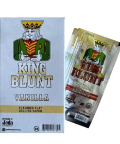 King Blunt Flavoured Flat Rolling Paper - Vanilla