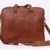 King Kong Leather Crossbody Laptop bag LLP001003 - Tan