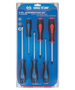 King Tony 6pc Screwdriver Set Blister Card