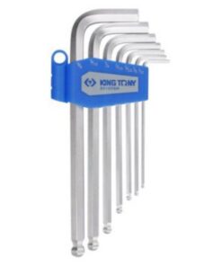 King Tony Allen Key Set 3/32"- 3/8" Long Ball Imperial 7 Pieces