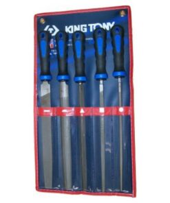 King Tony File Set 250mm with Handles 5  Pieces