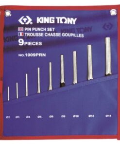 King Tony Pin Punch Set 9 Pieces Tetron Bag